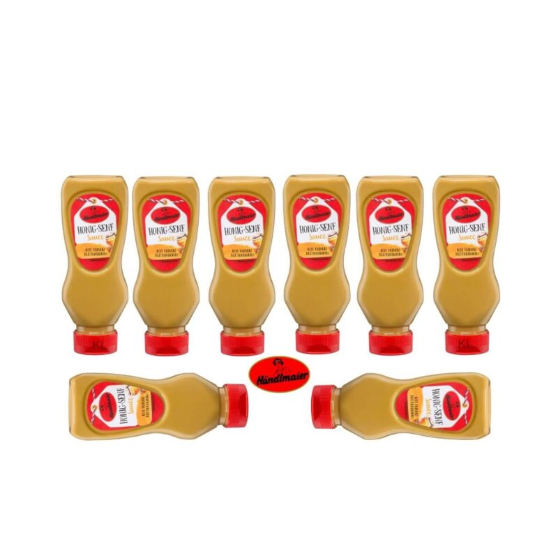 Honig-Senf Sauce von Händlmaier 8 x 225ml Squeeze im Bundle