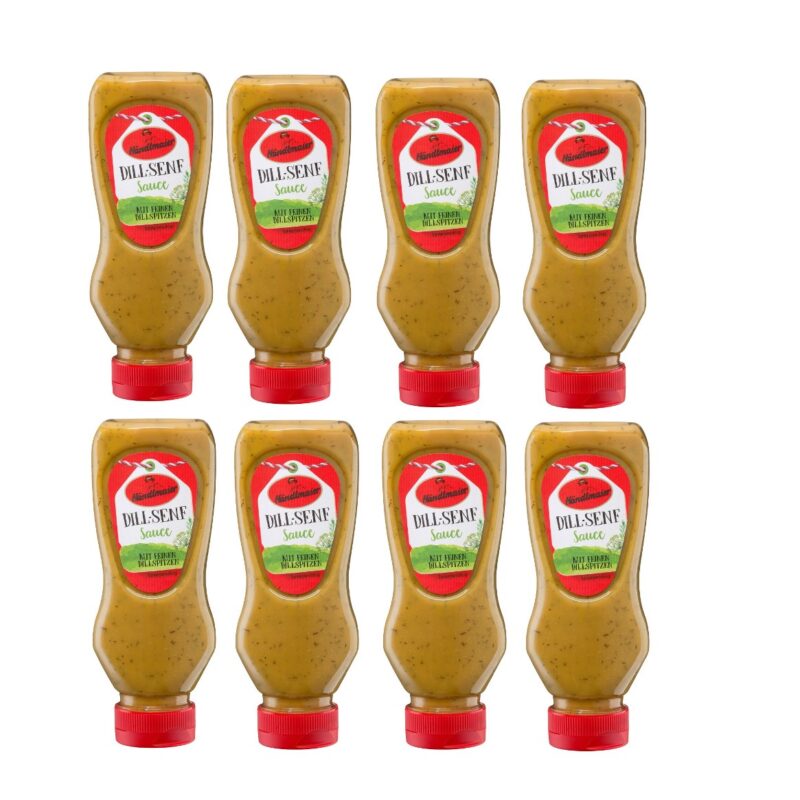 Dill-Senf Sauce von Händlmaier 8 x 225ml Squeeze im Bundle