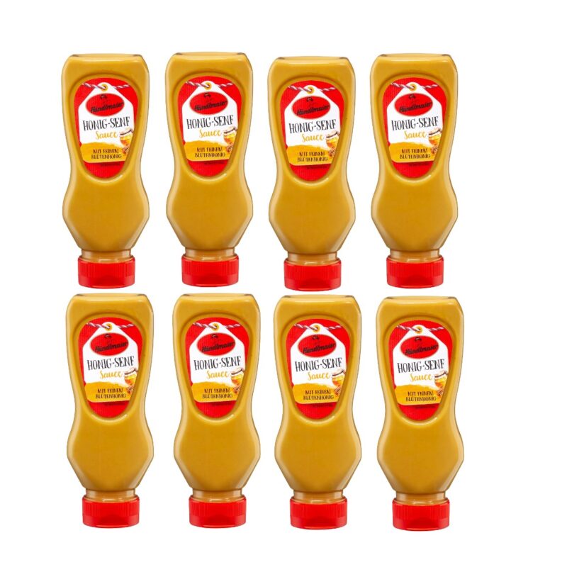 Honig-Senf Sauce von Händlmaier 8 x 225ml Squeeze im Bundle