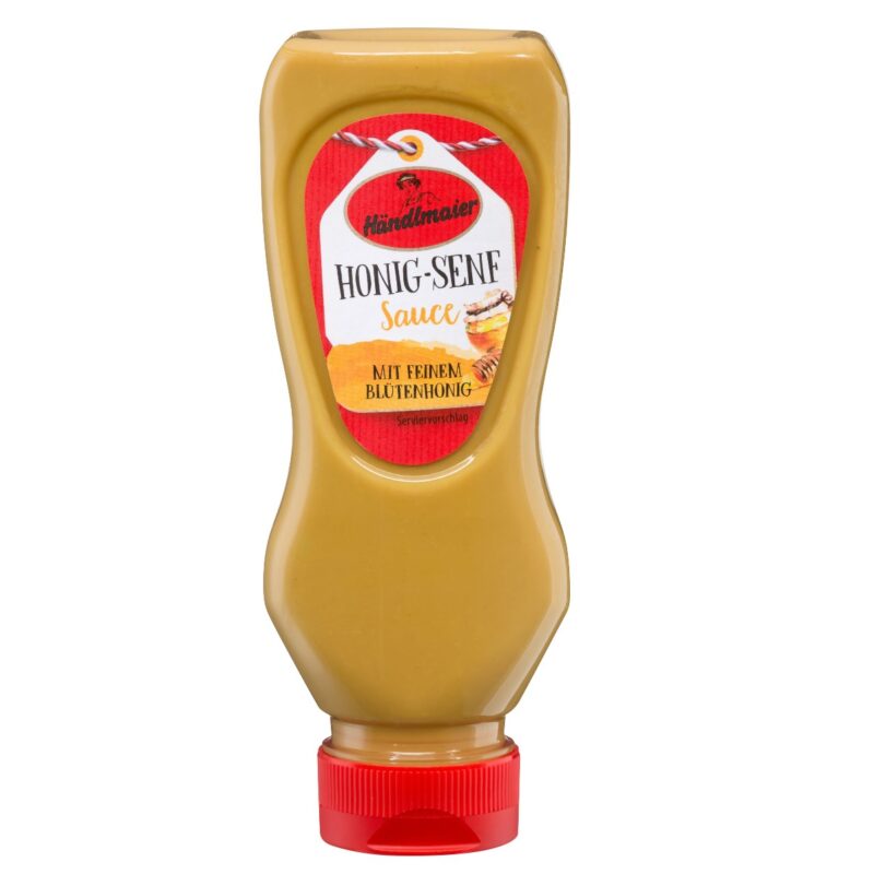 Honig-Senf Sauce von Händlmaier 225ml in der Squeezeflasche