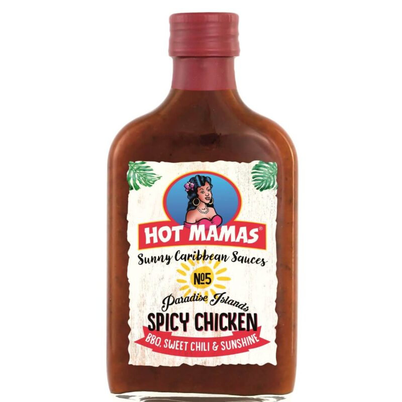 HOT MAMAS No. 5 Paradise Islands Spicy Chicken BBQ Sauce 195ml