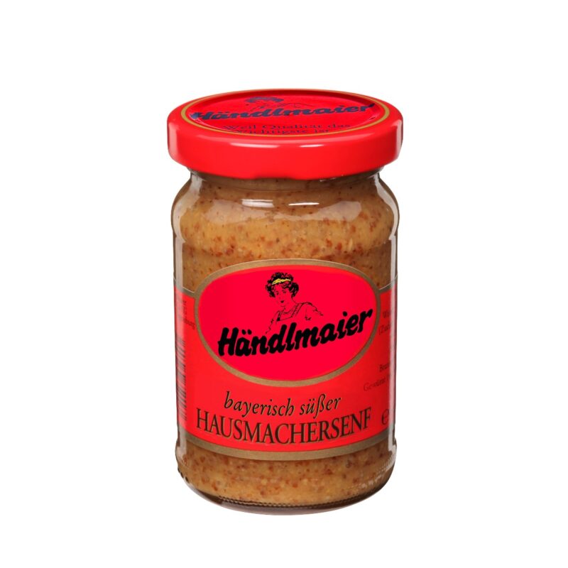 Händlmaier bayerischer süßer Hausmachersenf im Glas 100ml