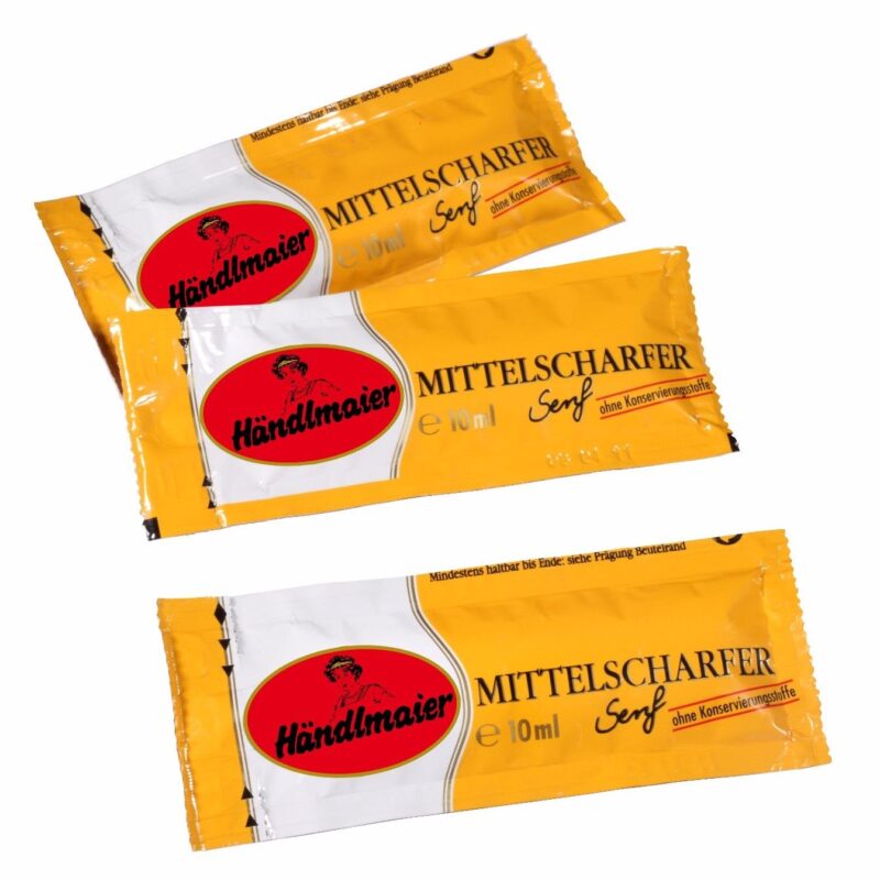 Händlmaier Senf Mittelscharf 200 Beutel x 10ml