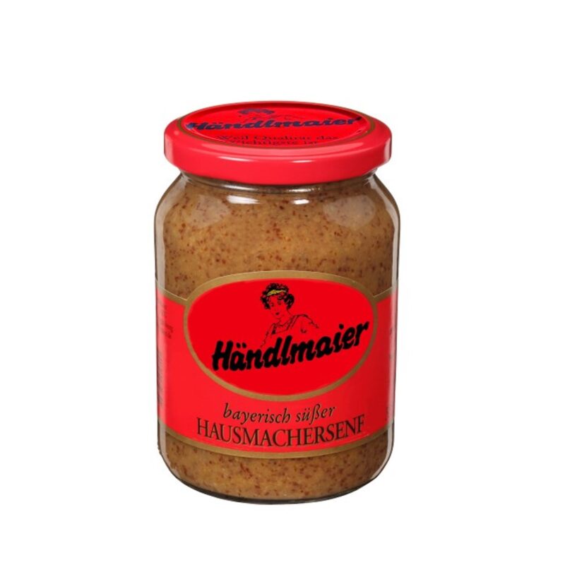 Händlmaier bayerischer süßer Hausmachersenf im Glas 335ml