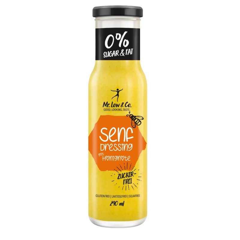 Mr.Low & Co. Senf Dressing mit Honignote 240ml