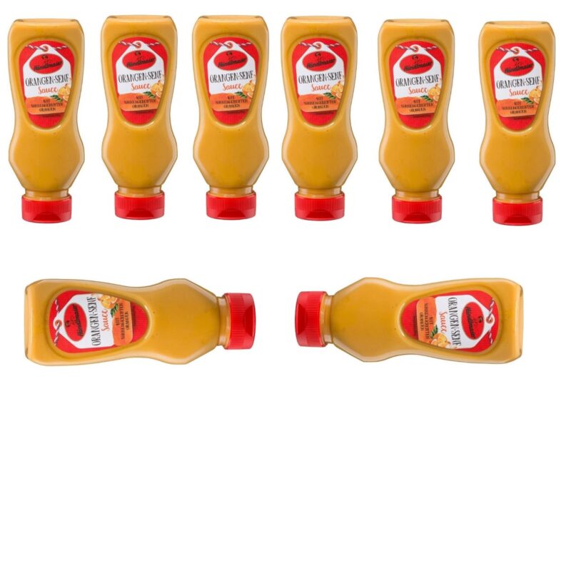Orangen-Senf Sauce von Händlmaier 8x 225ml  Squeeze im Bundle