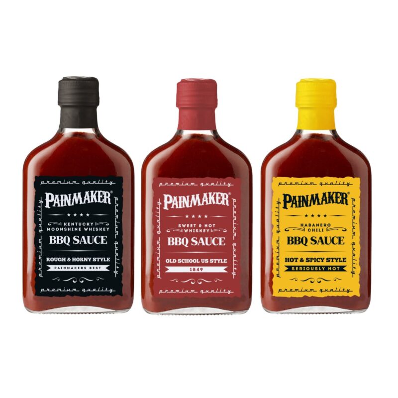 Painmaker dreierlei Saucenset (3x195ml)