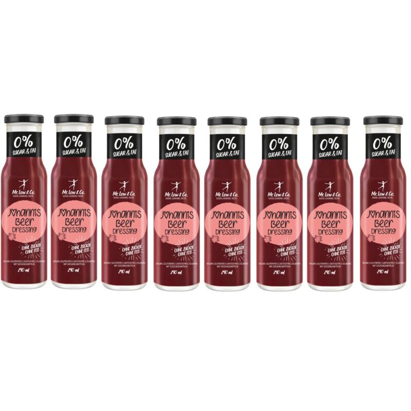 Mr.Low & Co. Johannisbeer Dressing 8 x 240ml