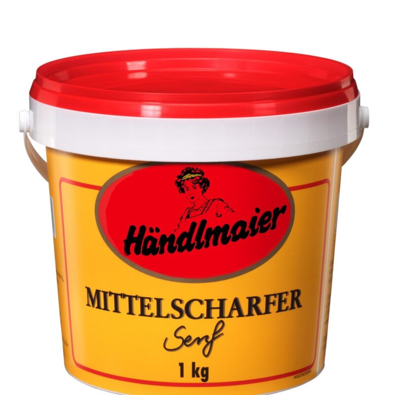 Händlmaier Senf Mittelscharf 1kg im Eimer