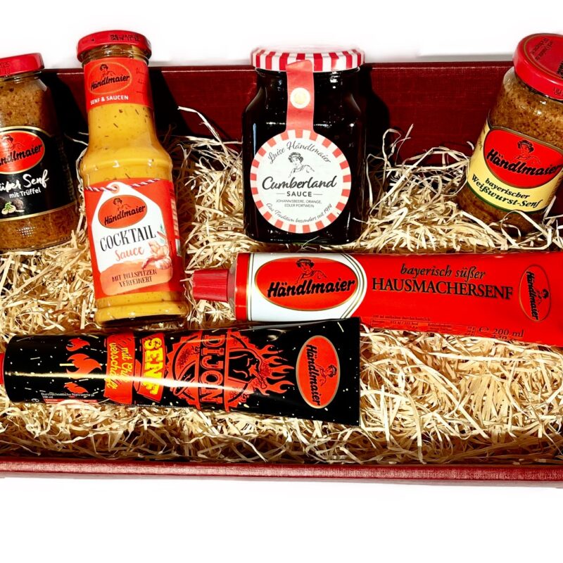 Der Händlmaier Präsentkorb mit 6 leckeren Sorten
