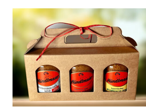 Händlmaier "Drei Gute Senfe" im Geschenkkarton 3 x 335ml