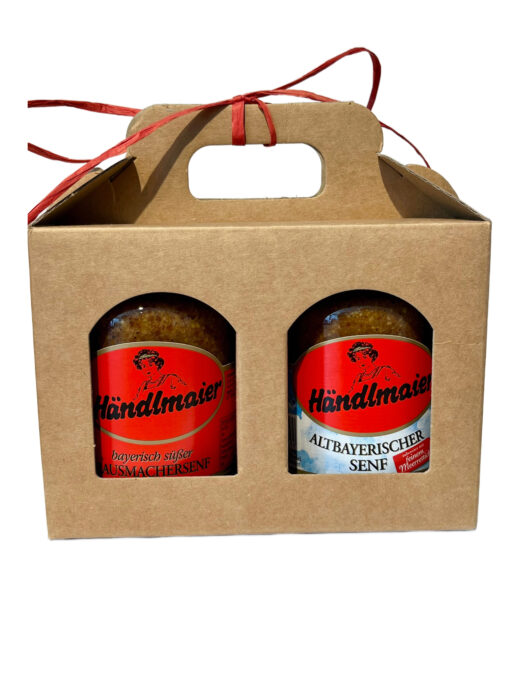 Händlmaier "Zwei Gute Senfe" im Geschenkkarton 2 x 335ml