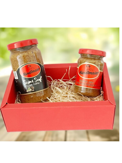 Händlmaier`s "2 Feine Senfe" im Geschenkkarton