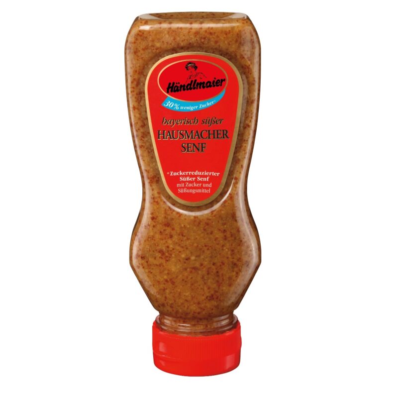 Händlmaier Süßer Hausmachersenf 30% weniger Zucker, 225ml in Squeezeflasche