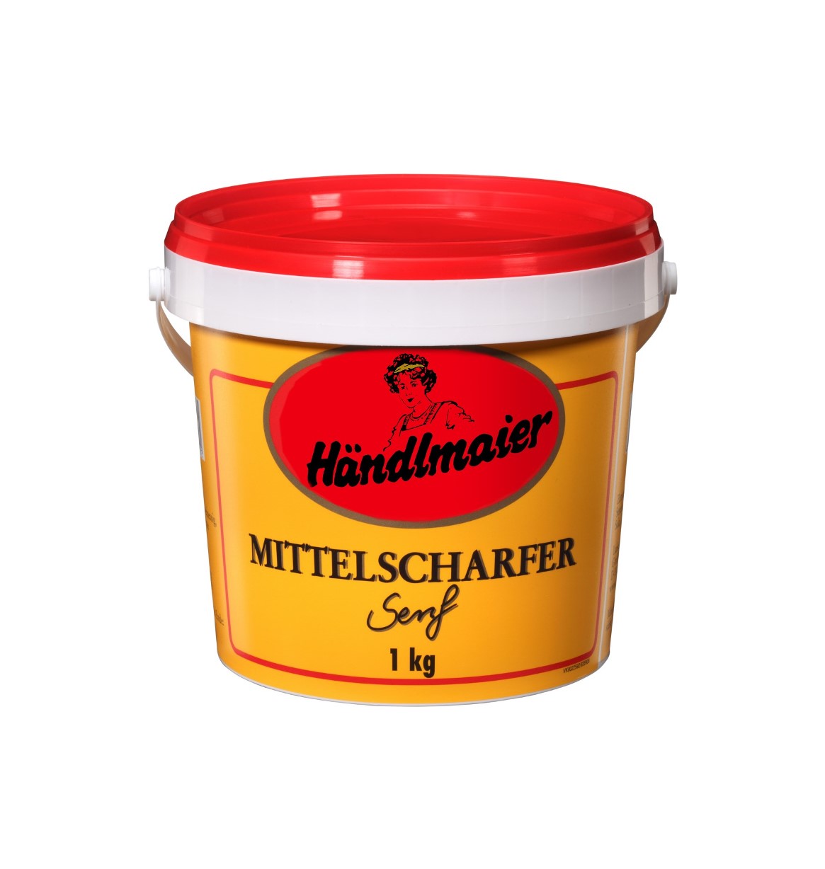 Händlmaier Senf Mittelscharf im 1 kg Eimer