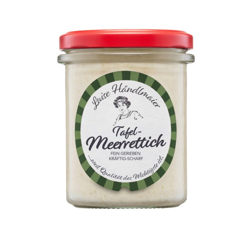 Händlmaier Tafel-Meerrettich Fein Gerieben ~ Kräftig Scharf 165gr